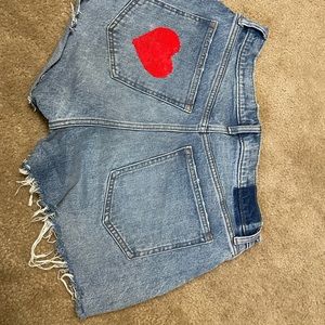 Abercrombie and Fitch cutoff shorts